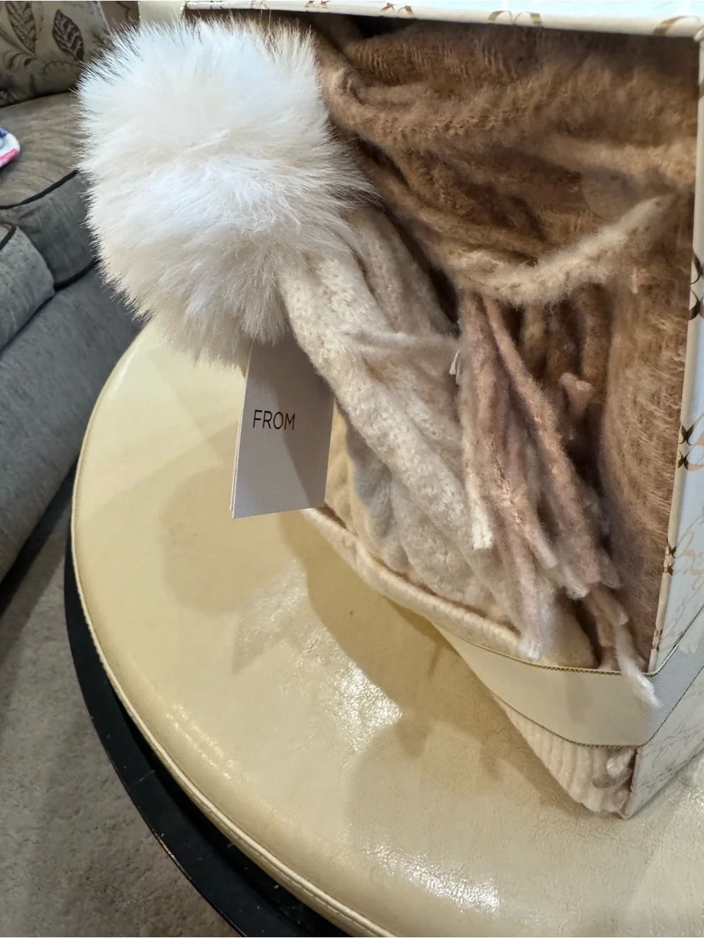 Nine West Scarf and Beanie Set